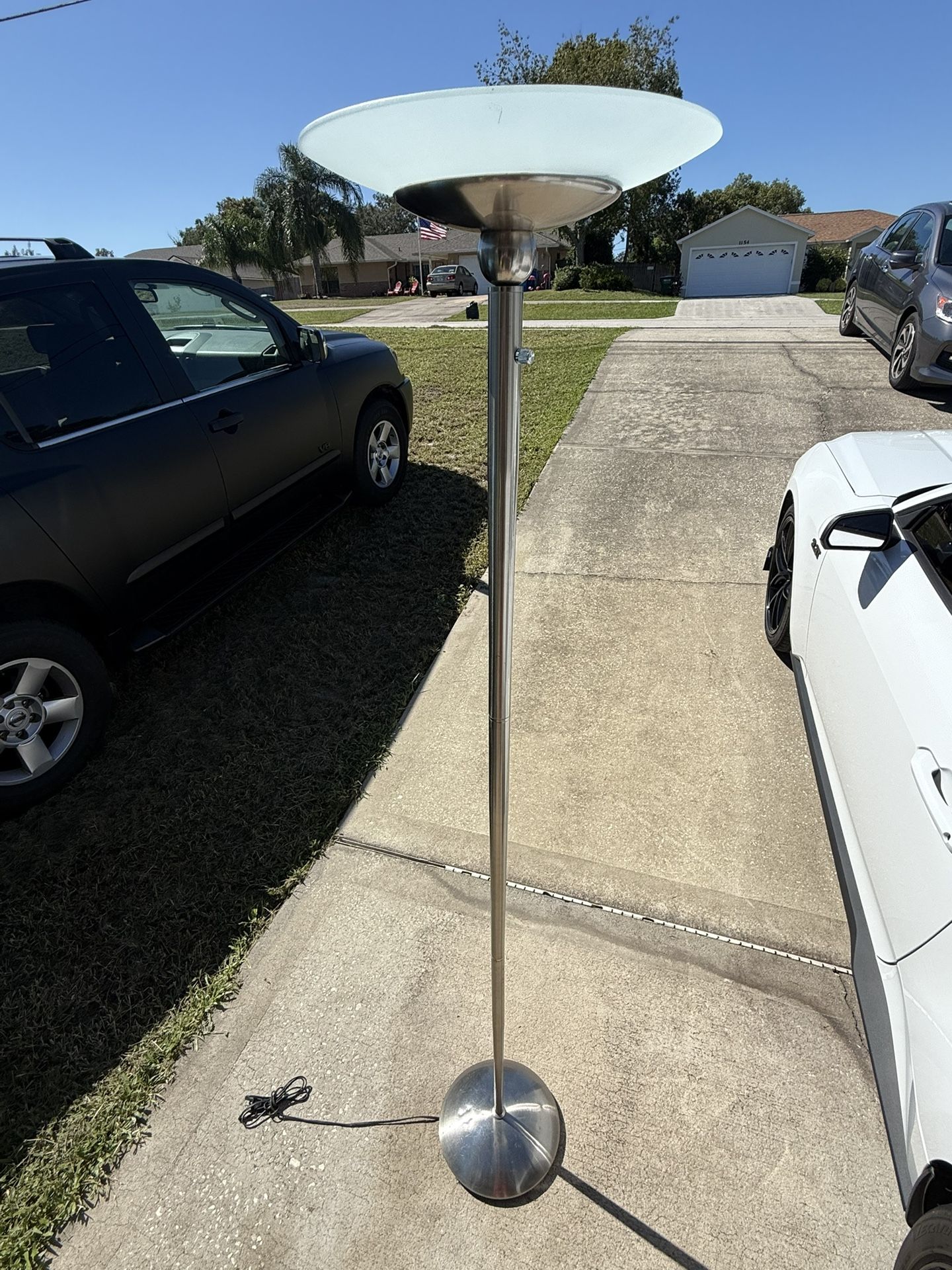 6ft Stainless Steel Lamp
