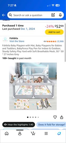 Baby playpen