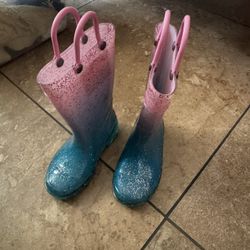 Toddler Girl Rain Boots 5/6c