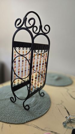 Vintage metal wine rack