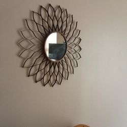 Metal Sun Mirror $8