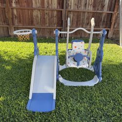 Toddler Slide & Swing Set (BRAND NEW, FULLY BUILT)