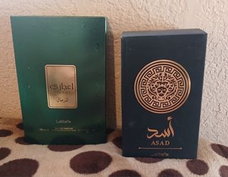 LATTAFA EJAAZI AND LATTAFA ASAD 100ML.  NEWS OPEN BOX