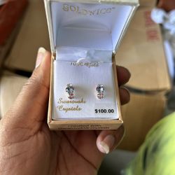 14k Gold Diamond Earrings