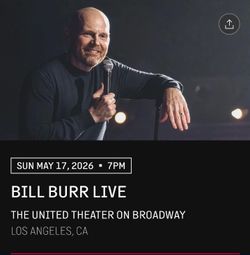 Bill Burr Live Tickets