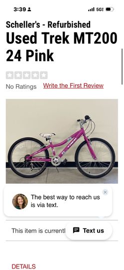 Used Trek MT200 24" Pink