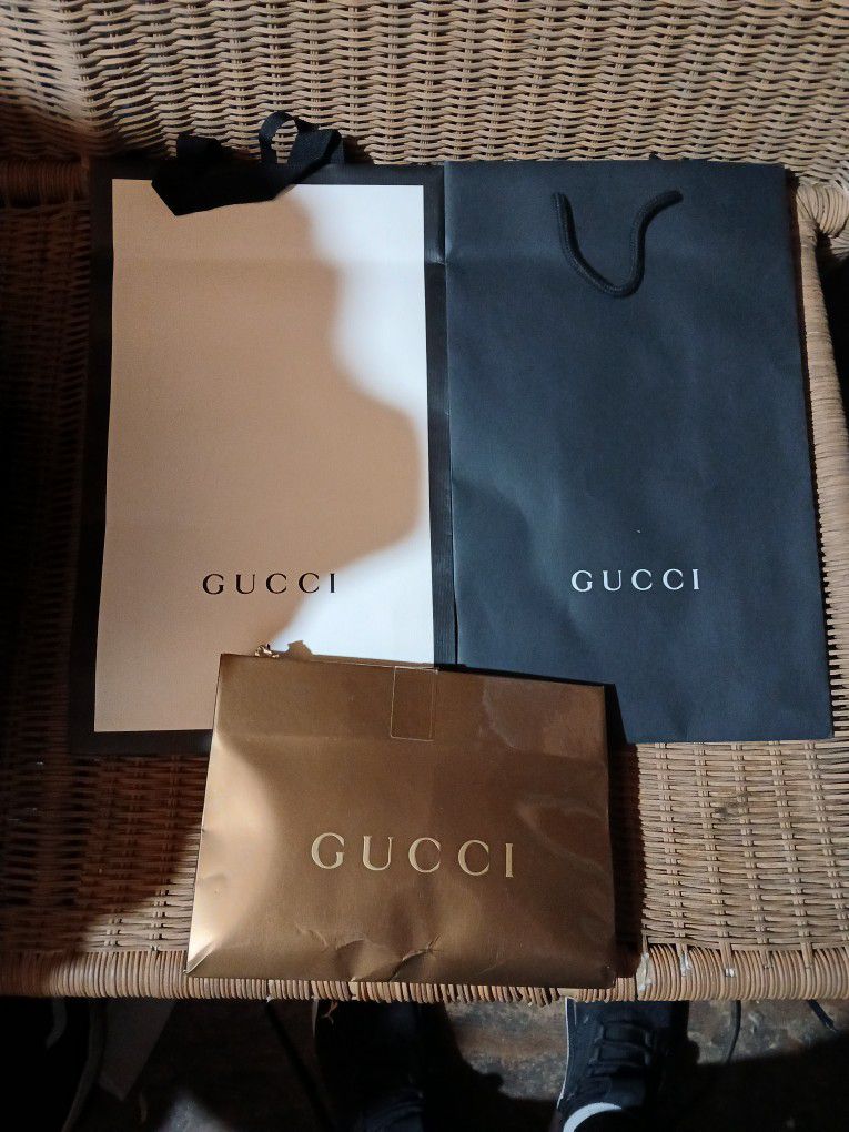 Gucci Shopping Bags. 