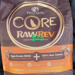 Wellness Core Rawrev 4lb Bag Dog Food