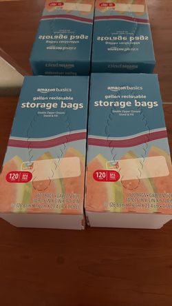 Amazon Basics gallon reclinable storage bags