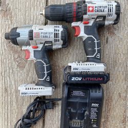 Porter Cable Drill Set 