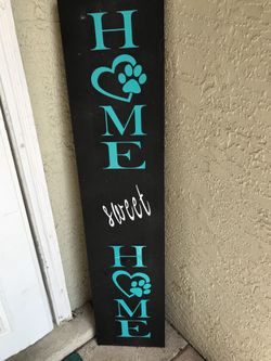 3feet by 8 inches Homemade sign