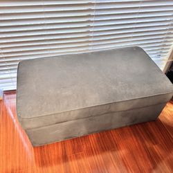 Blue Ottoman With Storage