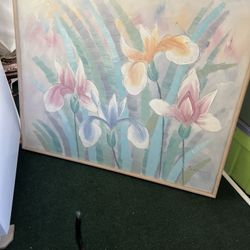 Oil On Canvas Picture.       $25