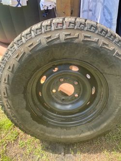 All-Terrain Tire on Steel Wheel