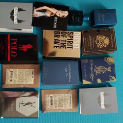 12 different scents perfume  totals $ 34.00