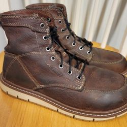 Keen Mens San Jose 6" Waterproof Steel Aluminum toe Boot Sz 6.5 - 7  / Trabajo botas