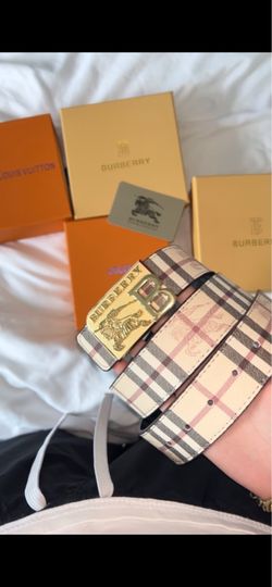 Belt comes with card and receipt