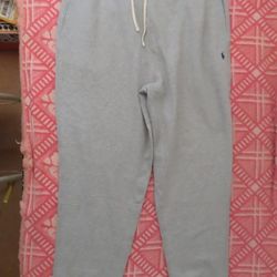 Polo Ralph Lauren Fleece Sweatpants Mens  Grey 2XL Tall (42x32)