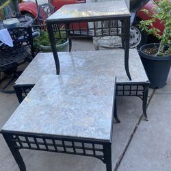 Marble Table Set 