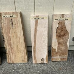 Bookmatched Figured Maple Smalls. Kiln Dried