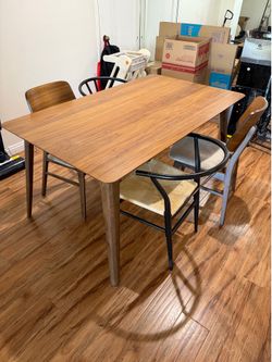 Dining room table and chairs