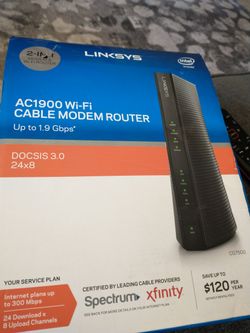 Linksys AC 1900 Cable Modem Router