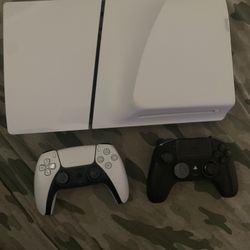 PS5 Slim With Extra Revolution 5 Pro Controller 