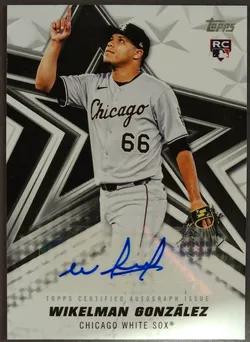 2026 Topps Series 1 Wikelman Gonzalez Rookie Stars Autograph Card