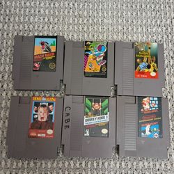 Nintendo Nes Games Donkey Kong Mario 