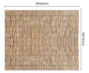 Hawaiian Beach Reed Backdrop Bamboo Print