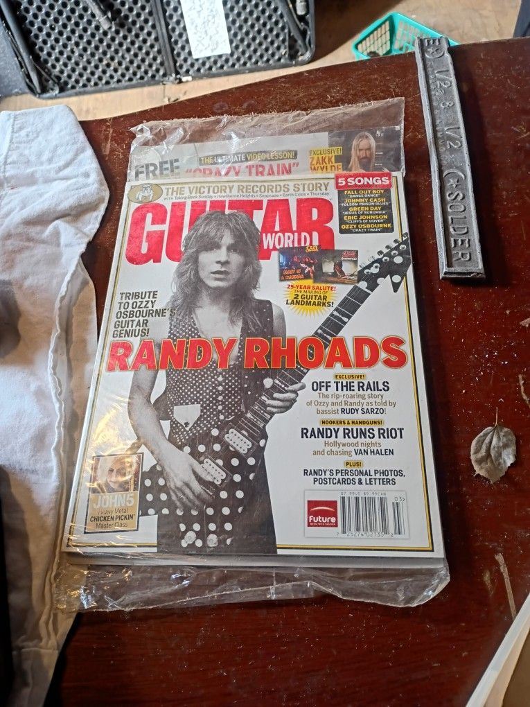 Randy Rhoads Guitar World Magazine