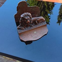 Vintage book ends. I believe they are bronze. $60.