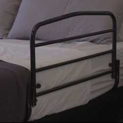 (101910-80)New Stander 30 inch Safety Bed Rail, Folding Guardrail for Adults, Seniors, and Elderly, Bedside Stand Assist Bar, Fits King, Queen, Full, 