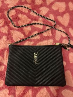 ysl gold chain cross body