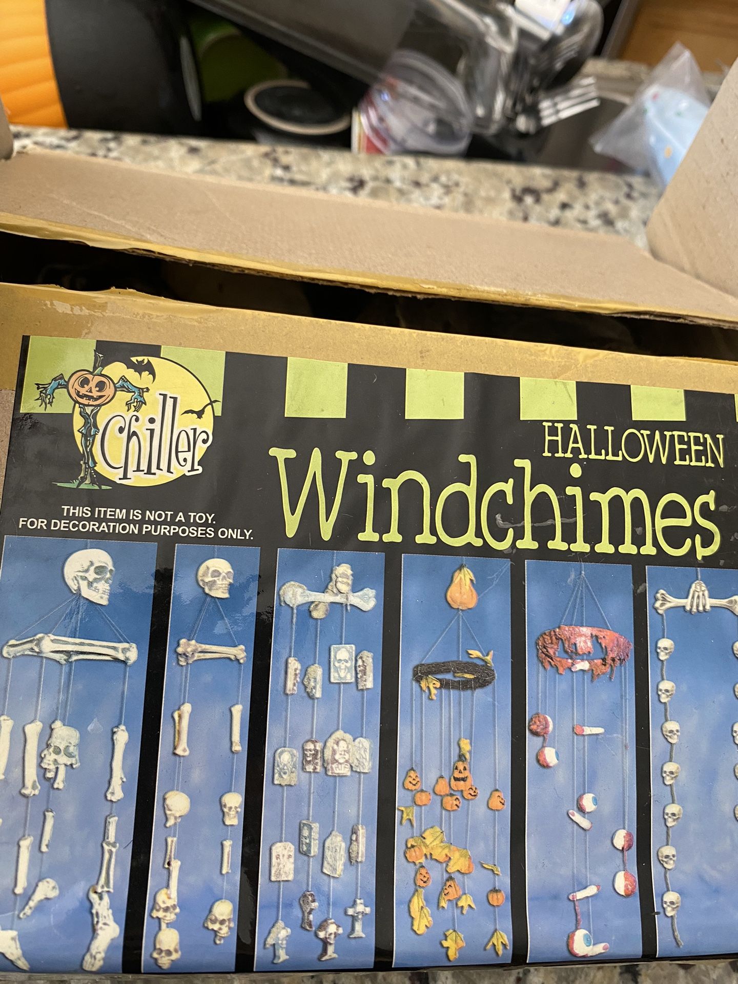 New Halloween Wind chime Decoration. Really Cool and Unique addition For your next Spooky Halloween!