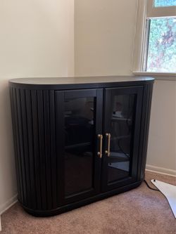 Steve silver style Colvin server / buffet cabinet