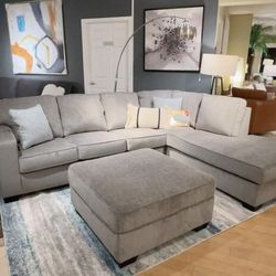 Brand New,  Gray Sectional, Seccional, Couch 