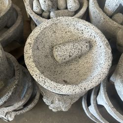 Molcajete De Piedra Negra. De 9 Pulgadas! Tenemos De Todas Medidas!