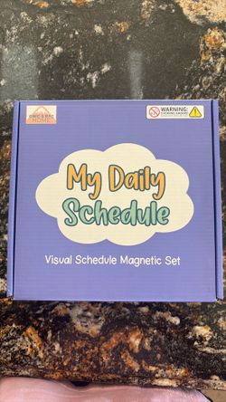 My Daily Schedule magnet set for kids