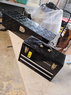 2 tool boxes