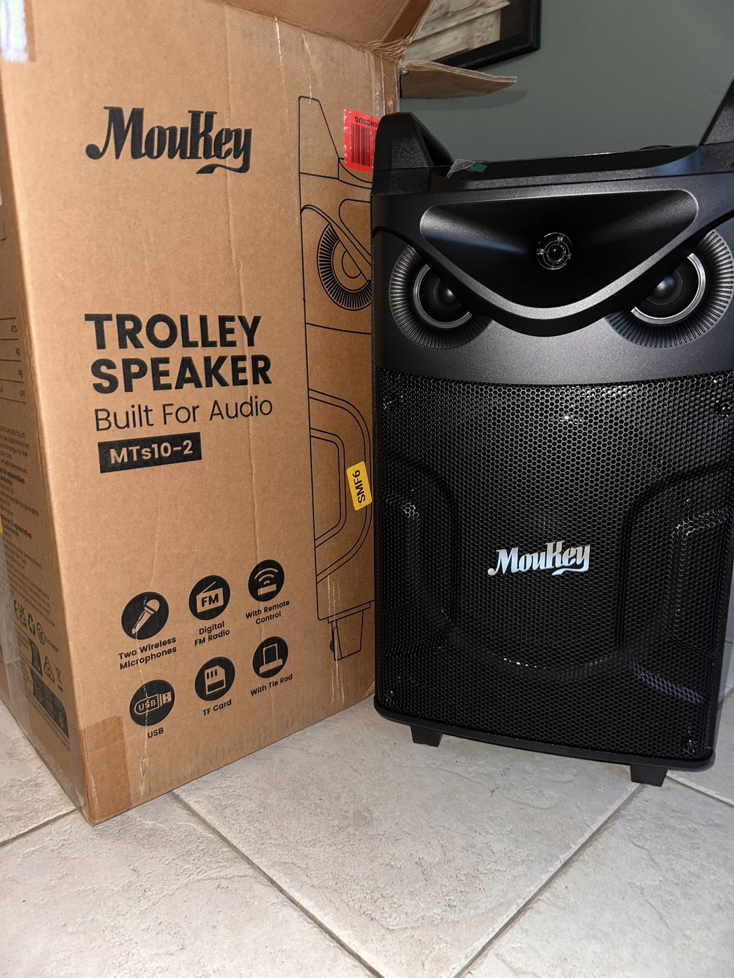 Karaoke Speaker With 2 Microphones,