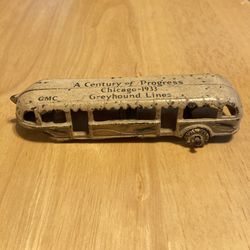 1930s Arcade Greyhound Bus Cast Iron-Ultra Rare