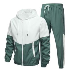 3 colors Two-Piece Tracksuit Set