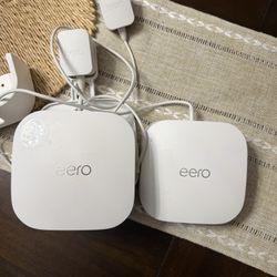 Two Amazon EERO Pro 6e so10001