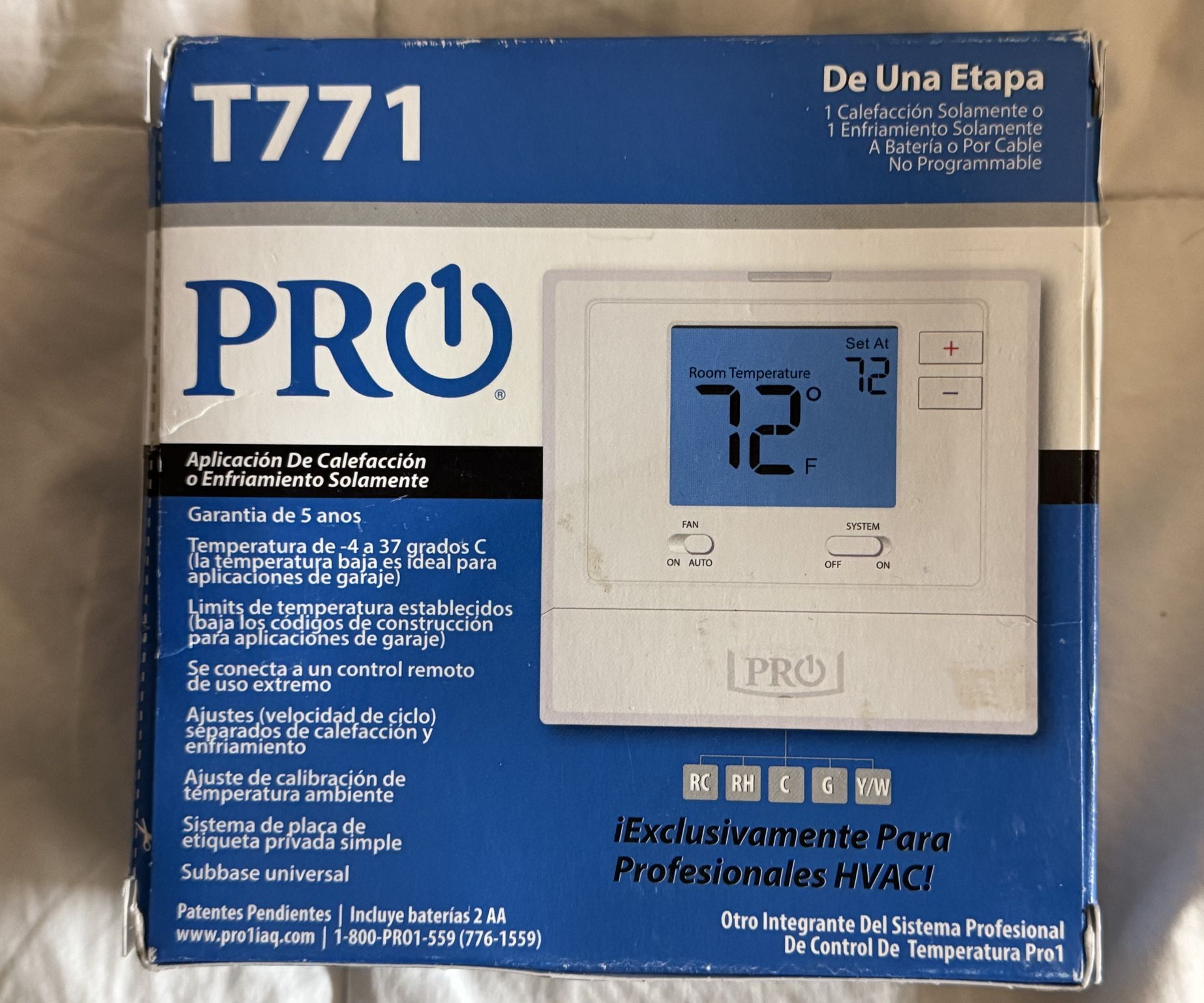 Brand New In The Box Pro T771 Thermostat 