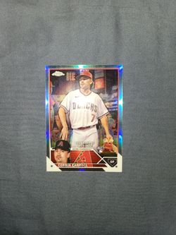 Corbin Carrol topps chrome rookie debut refractor