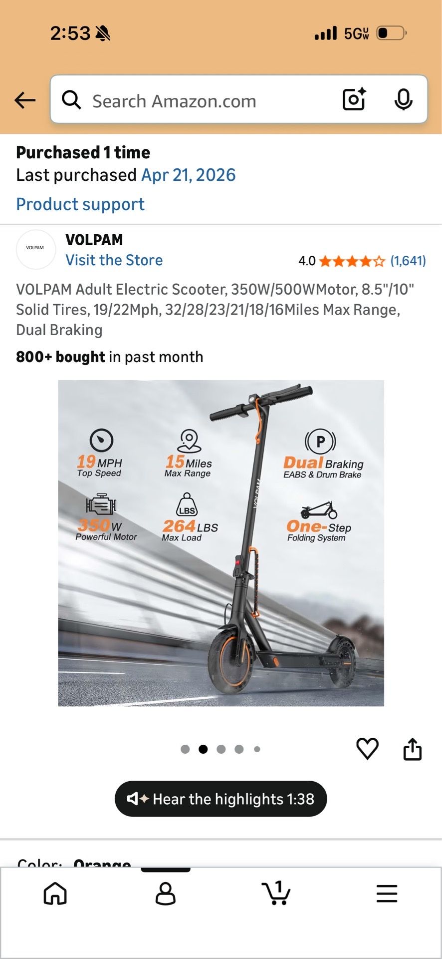 Adult E-scooter