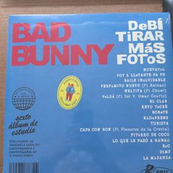 Bad Bunny DeBí (Debi) TiRAR MáS (Mas) FOToS RED Vinyl - Limited Edition