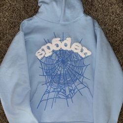 Sp5der Hoodie “Sky Blue”