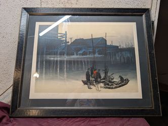 Vintage Color Serigraph"The Returning"